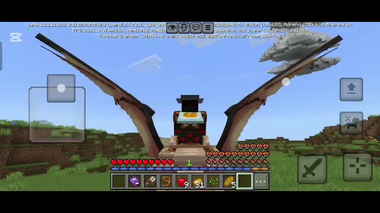 فيديو ماين كرافت عن مود التنانين