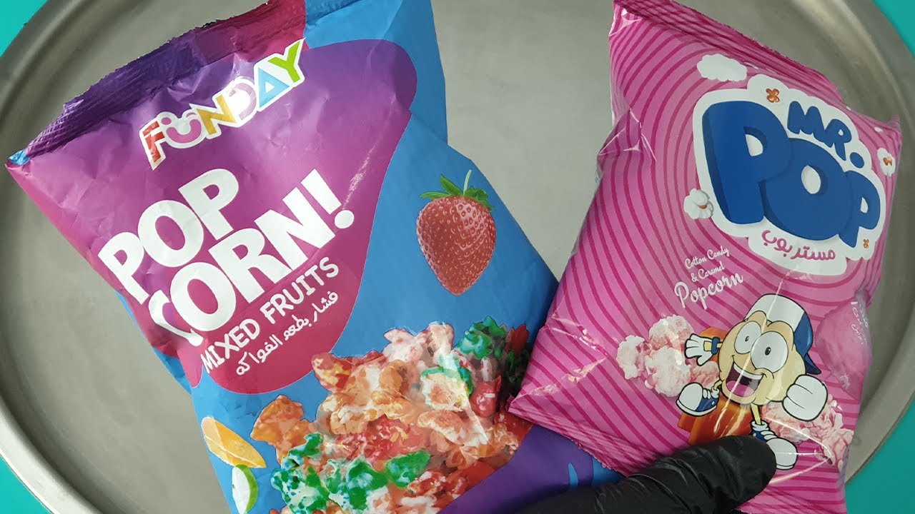 Colored Popcorn Ice Cream Rolls how to make the perfect Ice Cream