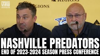 Barry Trotz & Andrew Brunette Recap Nashville Predators 2023-2024 Season, Discuss Predators Future