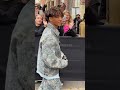 Jaden smith attends the kenzo springsummer 2023 show at paris fashion week