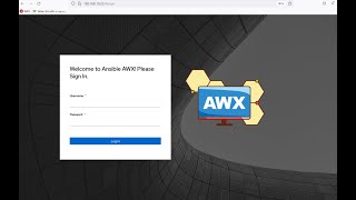 5 Steps quick install Ansible AWX