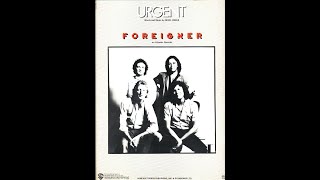 Foreigner - Urgent (Original 1981 LP Version) HQ