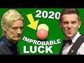 TOP 25 Crazy & Funny FLUKES | World Snooker Championship 2020