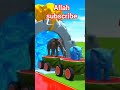 paint &amp; animals cow cartoon,bull,buffalo,yak,ox, indian bison fountain crossing animal #naat #song