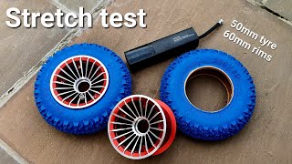 Can you fit 50 mm tyre on 60mm wide rim? lets test it.