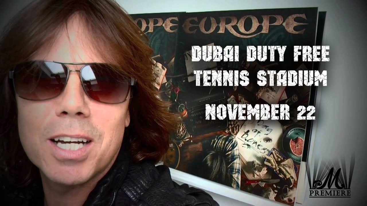 Guarda M PREMIERE: EUROPE Live in Dubai, November 22, 2013 su YouTube Guarda M PREMIERE: EUROPE Live in Dubai, November 22, 2013 su YouTube