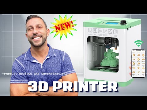 Tina2S 3D Printer with WiFi Cloud Printing, Fully Assembled and Mini 3D Printer