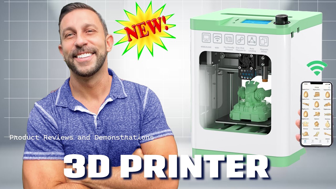 Tina2S 3D Printer with WiFi Cloud Printing, Fully Assembled and Mini 3D ...