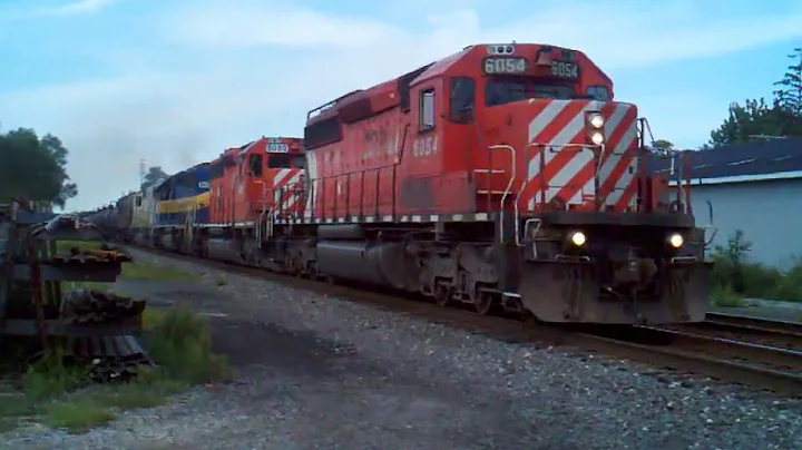 CP 640 With Three SD40-2's and a Soo SD60