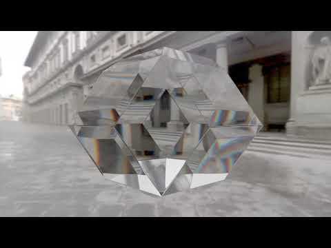 Rhombic triacontahedron - гэрлийн хугарал