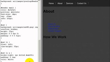 Converting a Design From PSD to HTML - Part 3 of 5.wmv