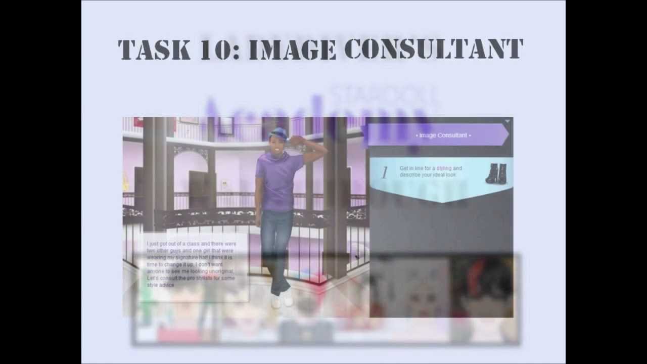Stardoll Academy Walkthrough Task 10: Image Consultant