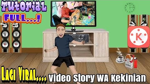 🔴Tutorial Ways to Make a Video Story Animated WA That Is Viral At KINEMASTER