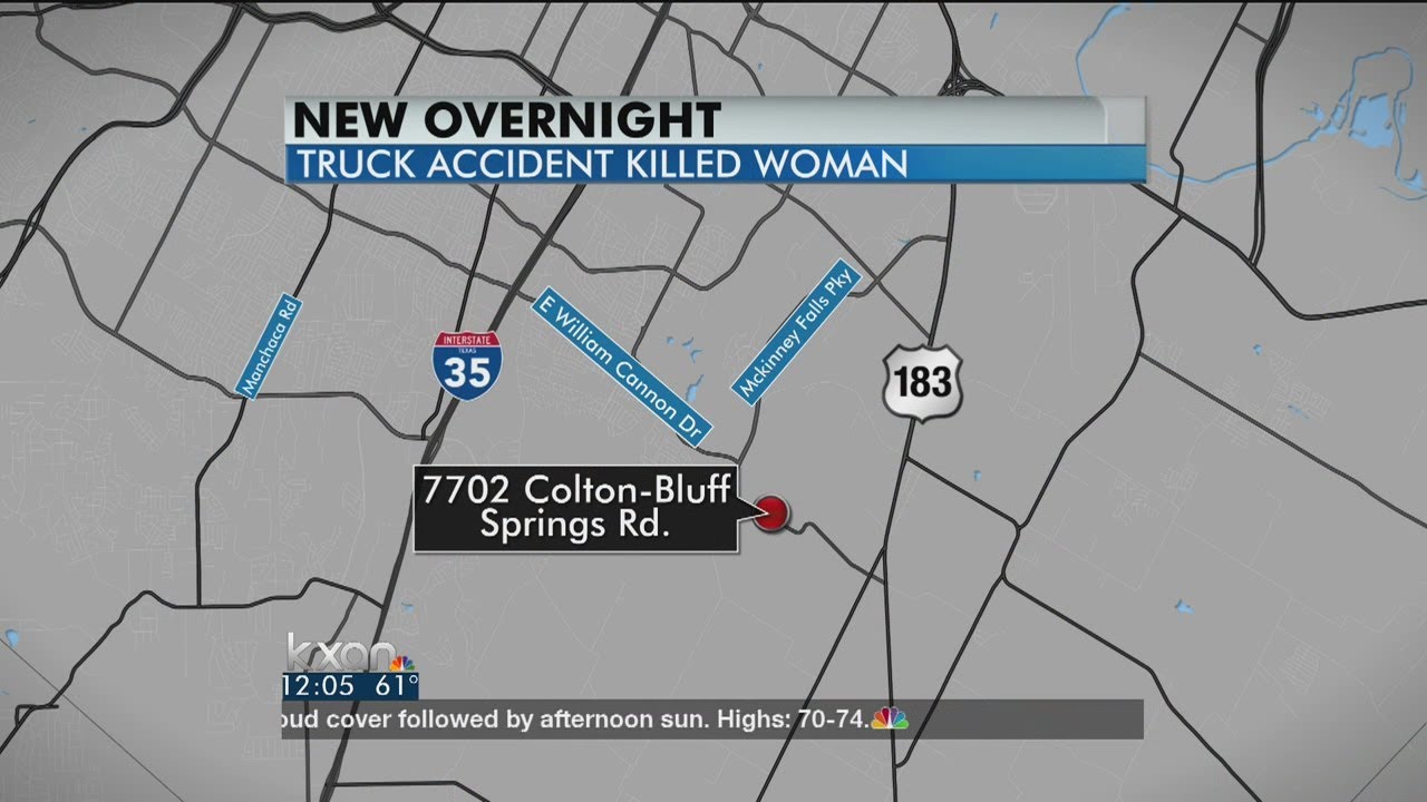 Woman run over by truck and killed - YouTube