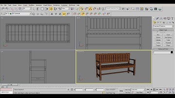 Time Lapse Video How To Modeling A Outdoor Bench In 3ds Max