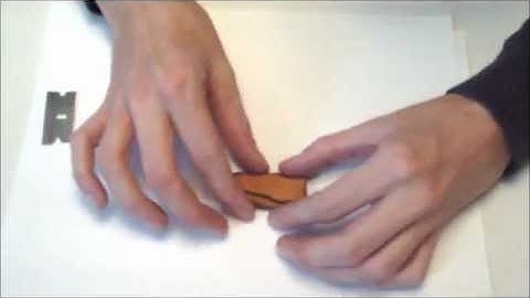 Striped Polymer Clay Cane Tutorial