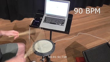 FIVE MINUTE DRILLS - SINGLE STROKE ROLL - 1/16 NOTES - 80, 90 &100 BPM