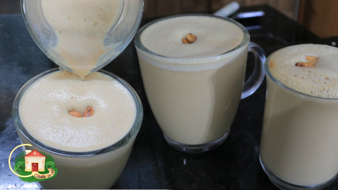 VOCÊS CONHECEM ESSA RECEITA? CALDO OU CHÁ CREMOSO DE AMENDOIM?