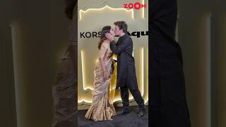 Shriya Sarans Husband Kisses Her In Front Of Paps As They Arrive For A Diwali Bash
