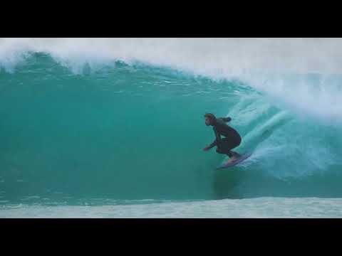 Dave Rastovich riding a Gary McNeill 'Frankenfish', filmed by Nathan Oldfield