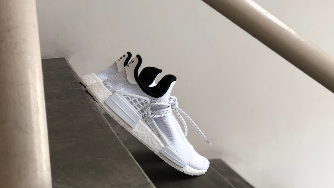 EARLY Review! Adidas Pharrell HU NMD Core White ON FEET! 