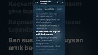 Gamzendeki Çukur - Lyrics - #shorts #keşfet #edit #tiktok #ytmusic Resimi