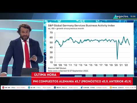 La recesión está aquí: así lo confirman los datos de PMI servicios de Alemania y la eurozona