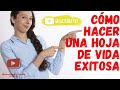 CÓMO HACER UNA HOJA DE VIDA EXITOSA