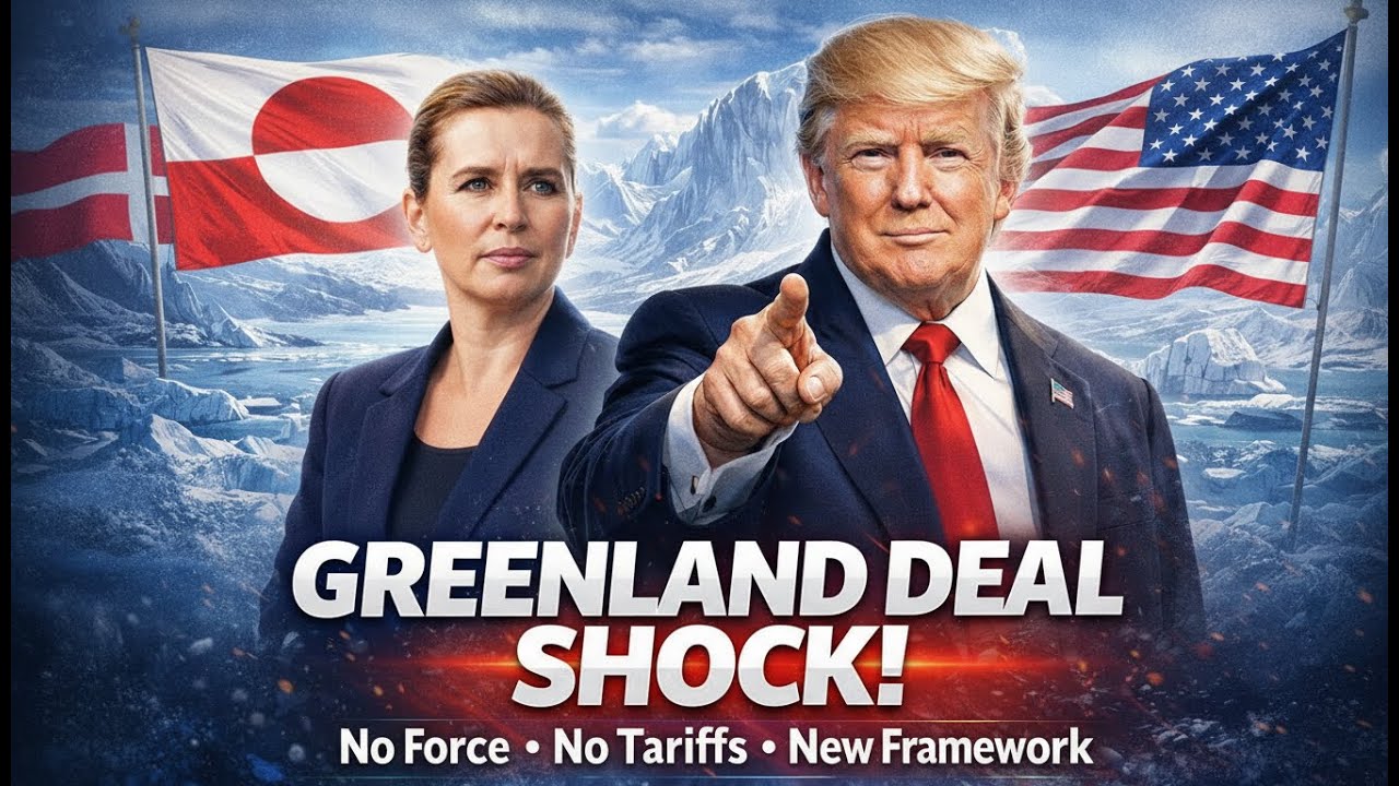 Trump rules out force, tariffs, says Greenland deal framework reached