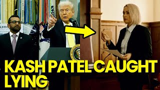 Just In Kash Patel Caught Lying Under Oath As Prosecutors Present Contradicting Documents