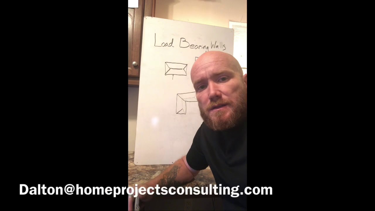 How to tell if a wall is load bearing. YouTube