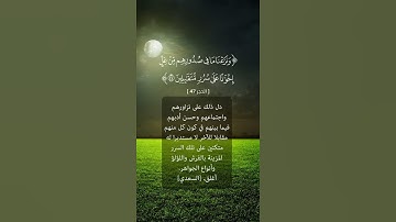 حالات واتس ( إن المتقين في جنات وعيون ) تلاوة مميزة من سورة الحجر للقارئ د.محمد العامر