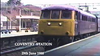 BR in the 1980s Coventry Station on 29th June 1988