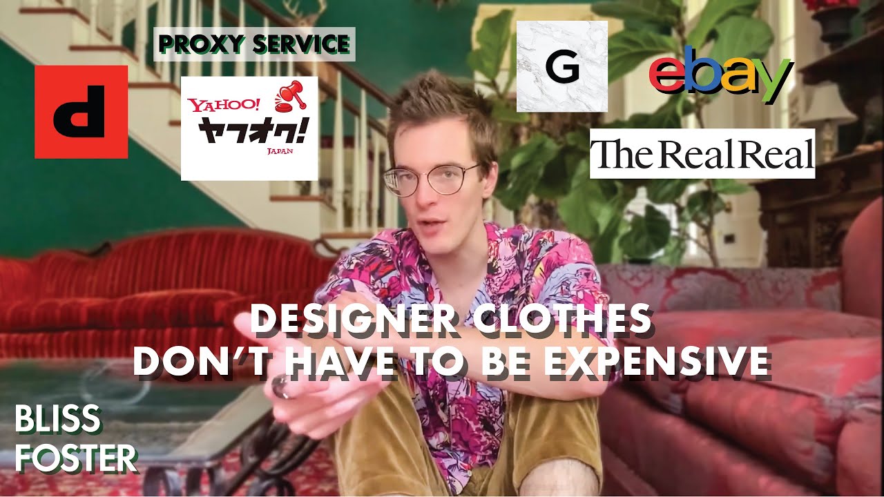 How to Find Designer Clothes for Cheap, on YouTube