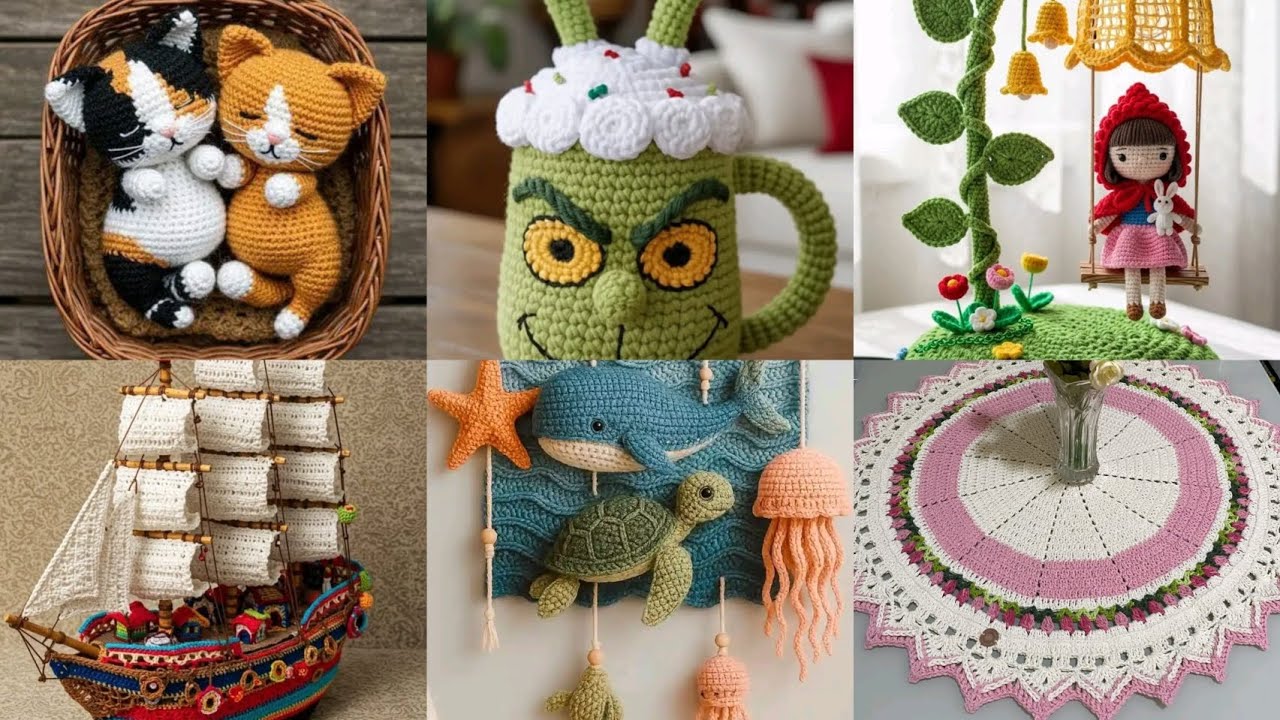 Most Beautiful And Attractive Crochet Handmade Items and Ideas Part 4💕2025