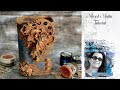 Mixed Media tutorial -  Rusty Love by Anat