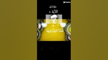 { الآية 40 من سورة هود صوت الشيخ عبد الباسط عبد الصمد حتى إدا جاء أمرنا وفارا التنور #القرآن ❤️