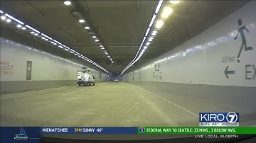 VIDEO: First weekday for tolls in SR 99 tunnel