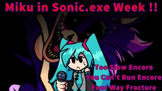 [FNF] - Miku in Sonic.exe Week!!