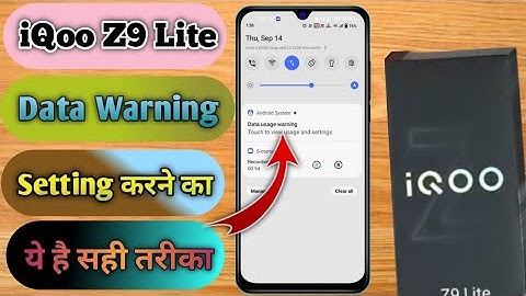 how to off data warning in iqoo z9 lite, iqoo z9 lite data warning problem, iqoo z9 lite data