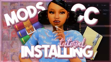 SIMS 4 TUTORIAL | HOW TO INSTALL CC/MODS & TRAY FILES (2022)