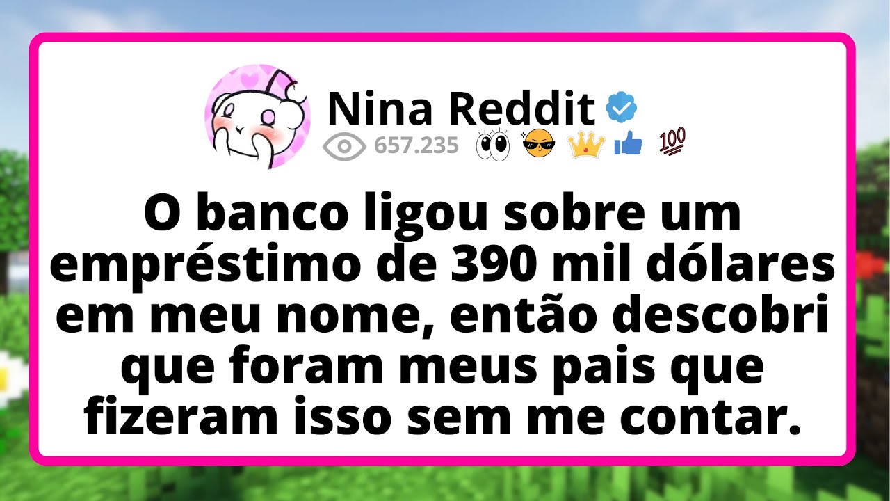 O banco LIGOU sobre um empréstimo de 390 mil DÓLARES em meu nome, ENTÃO descobri...