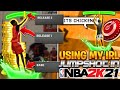 NBA 2K21 PUT MY IN REAL LIFE JUMPSHOT INTO 2K21 &amp; IT BECAME ONE OF THE BEST JUMPSHOT ON NBA 2K21!