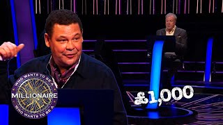 Craig Charles Reaches First Safety Net | Who Wants To Be A Millionaire?