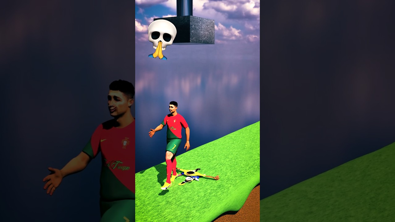 Help Ronaldo Escape From Pressbar And Go Away💀✅#shorts #trendingshorts