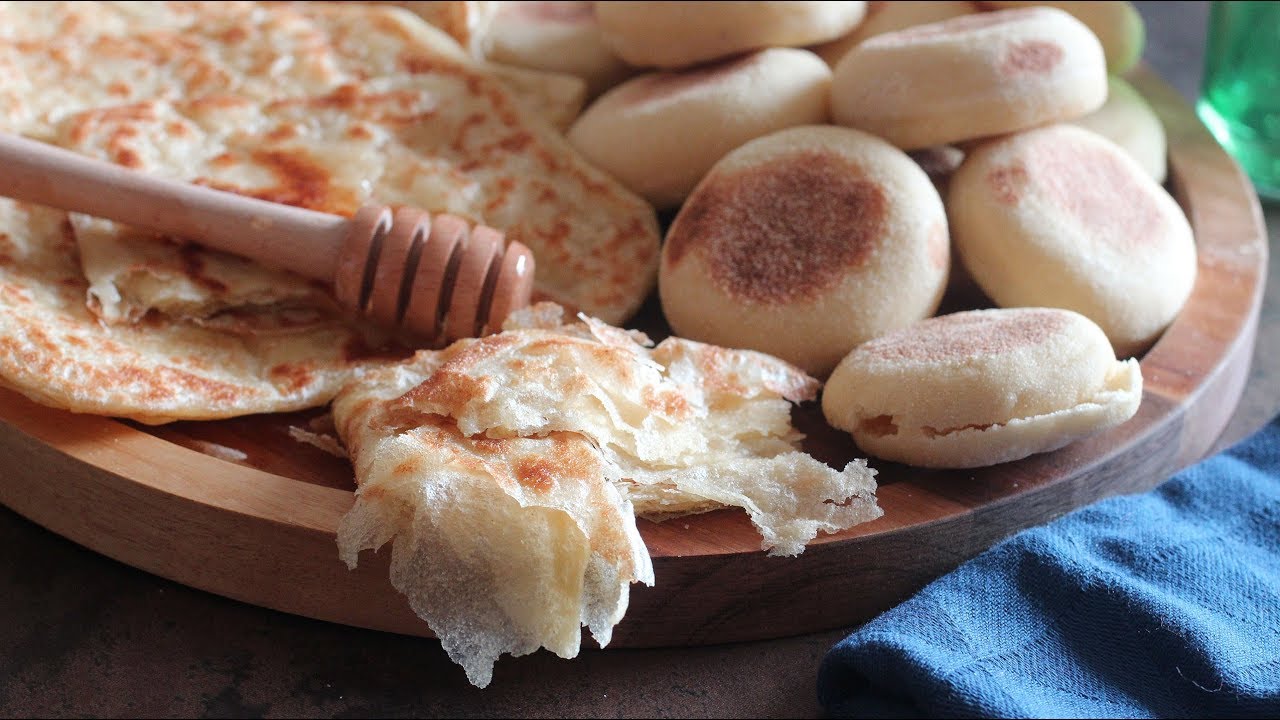 Msemen et batbout avec une seule pâte ! #spécialramadan