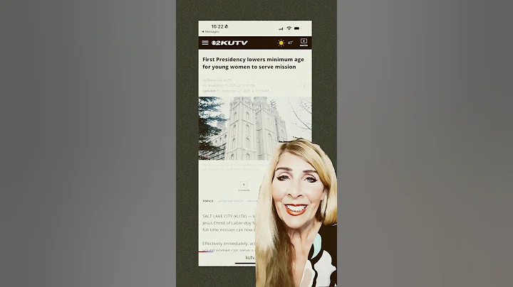 Breaking news: age for LDS women to serve a mission lowered to 18!