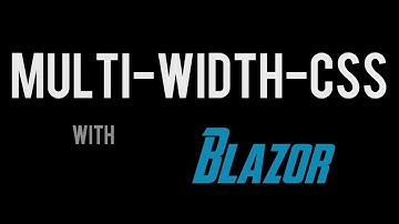 How to handle multi width screens with Blazor server - MySpector.com