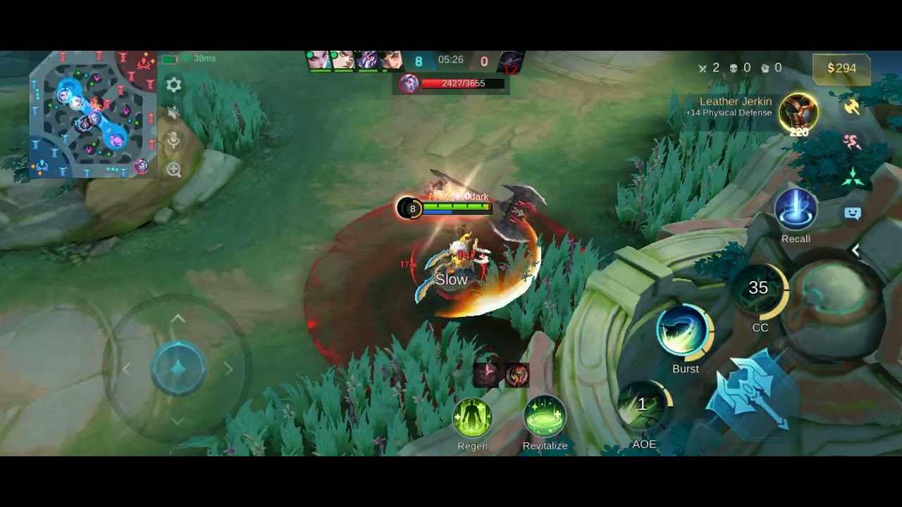 Terizla vs Martis, linea XP