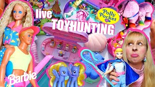 Live flea market TOYHUNTING - 80s 90s Polly Pocket, Barbie, Lil Miss, My Little Pony, Toy Story